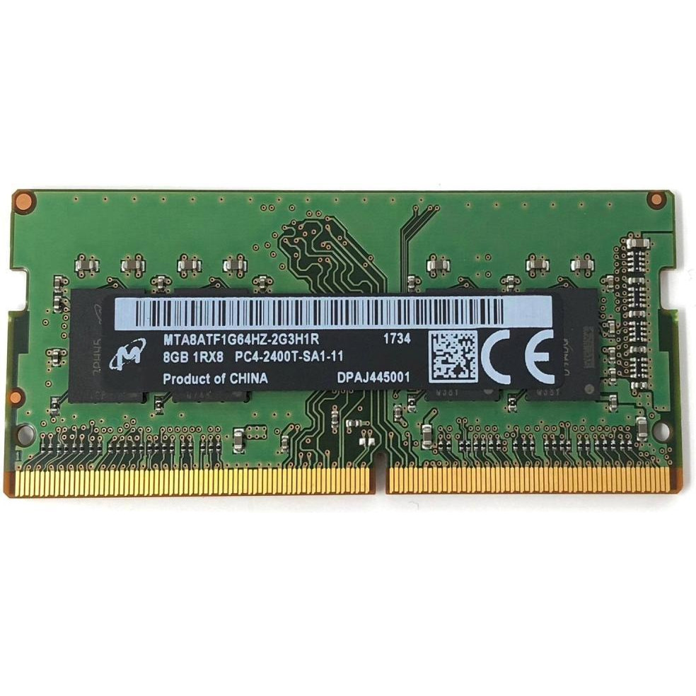 Micron 8 GB SO-DIMM DDR4 2400 MHz (MTA8ATF1G64HZ-2G3H1) - зображення 1