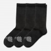 5.11 Tactical Набір чоловічих шкарпеток трекінгових високих  Duty Ready Plus Crew Socks 10044-019 S 3 пари Black ( - зображення 1