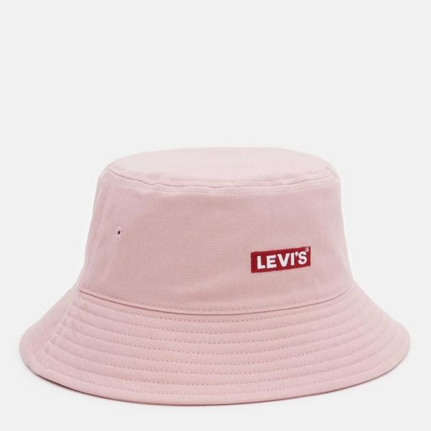 Levi's Панама жіноча  BUCKET HAT - BABY TAB LOGO 234079-6-81 L Light Pink (7626725117163) - зображення 1