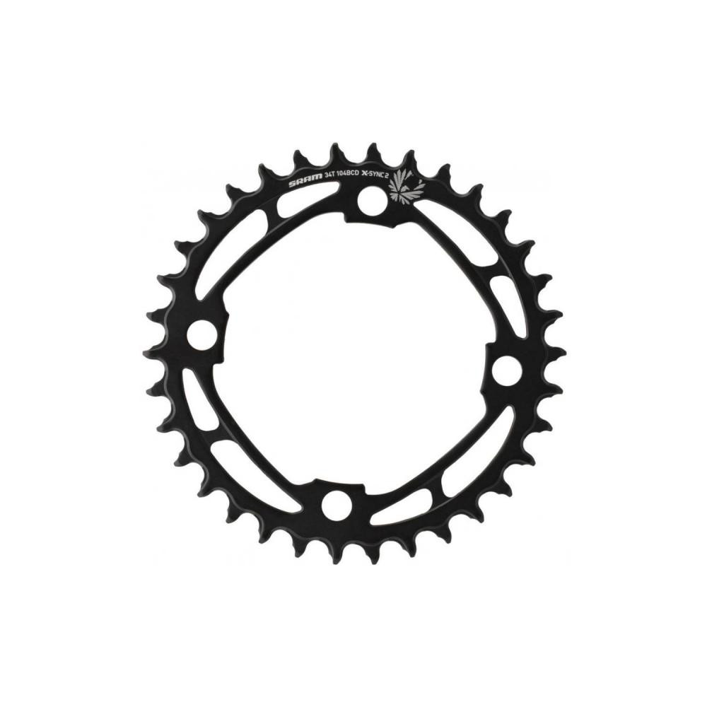 SRAM Зірка  X-SYNC 2 34T 104 BCD Steel Eagle Black (vys-11.6218.045.000) - зображення 1