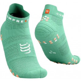   Compressport Шкарпетки  Pro Racing Socks V4.0 Run Low, Creme De Menthe/Papaya Punch, T2 (XU00047B 629 0T2)