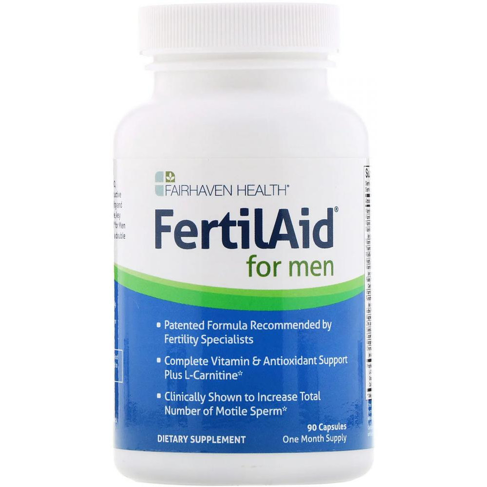 Fairhaven Health FertilAid for Men 90 Caps Репродуктивне здоров'я чоловіків - зображення 1