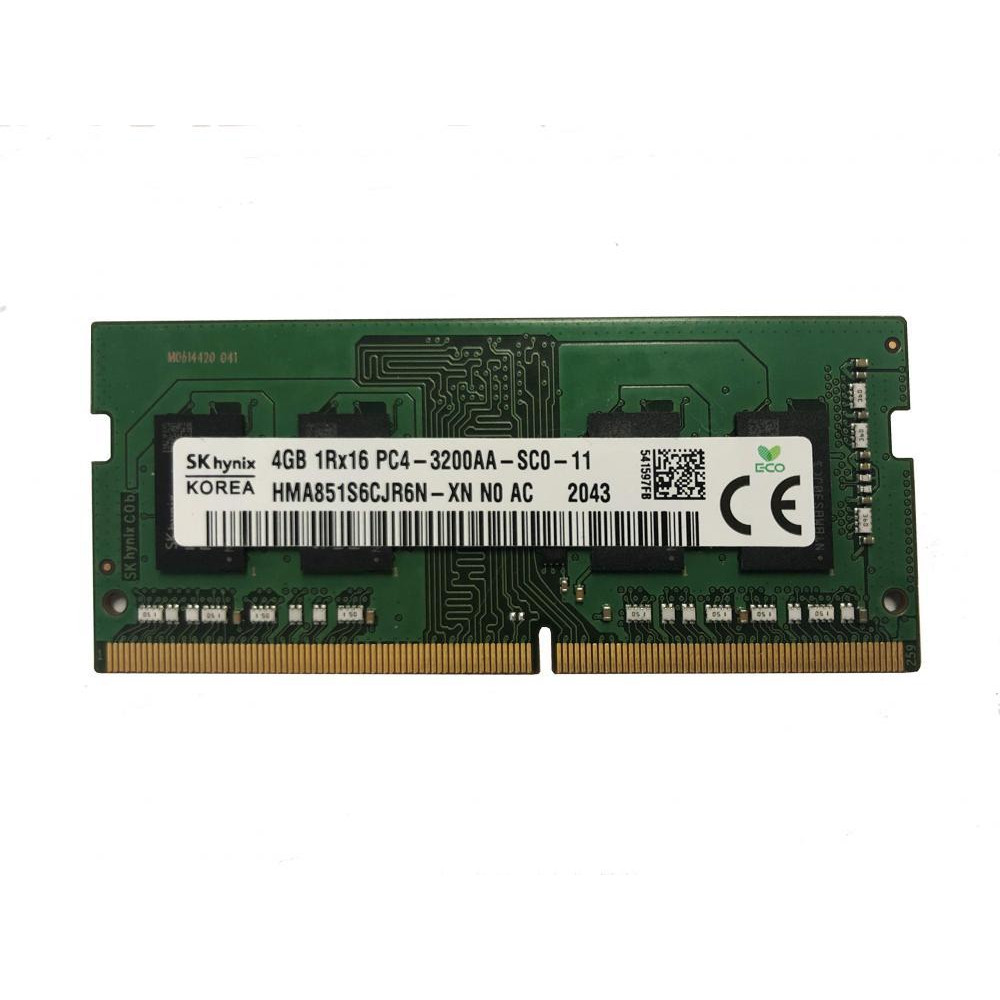 SK hynix 4 GB SO-DIMM DDR4 3200 MHz (HMA851S6CJR6N-XN) - зображення 1