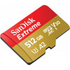 SanDisk 512 GB microSDXC UHS-I U3 V30 A2 Extreme (SDSQXAV-512G-GN6MN) - зображення 2