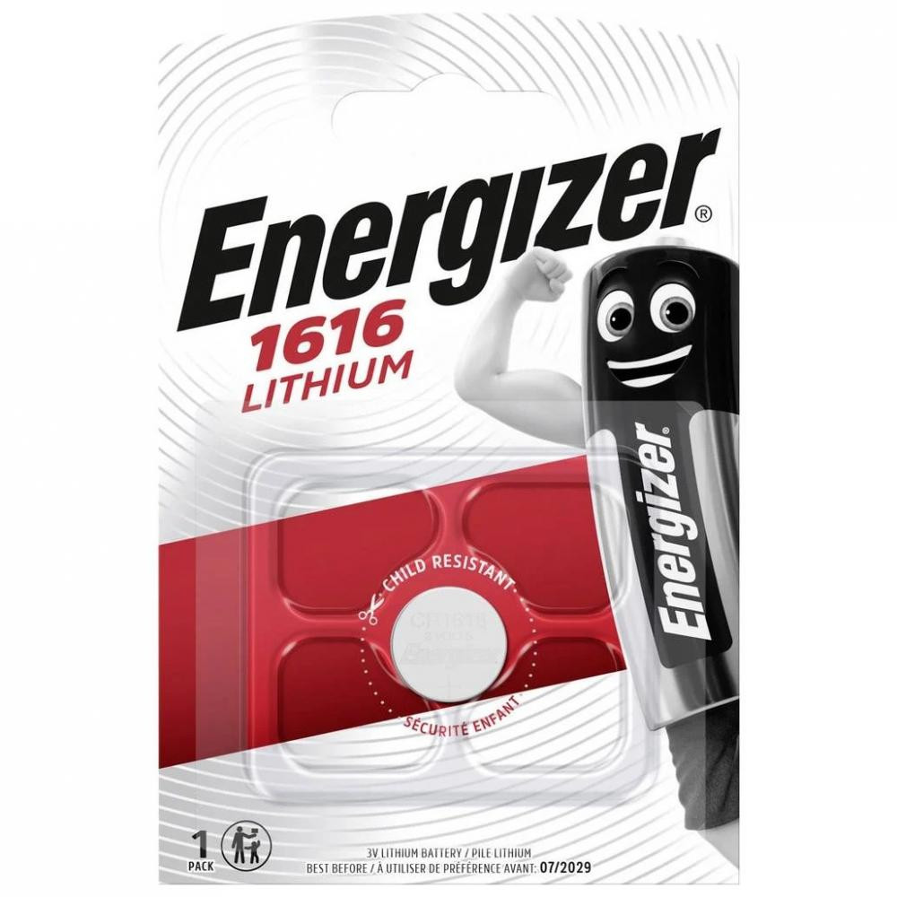 Energizer CR-1616 bat(3B) Lithium 1шт - зображення 1