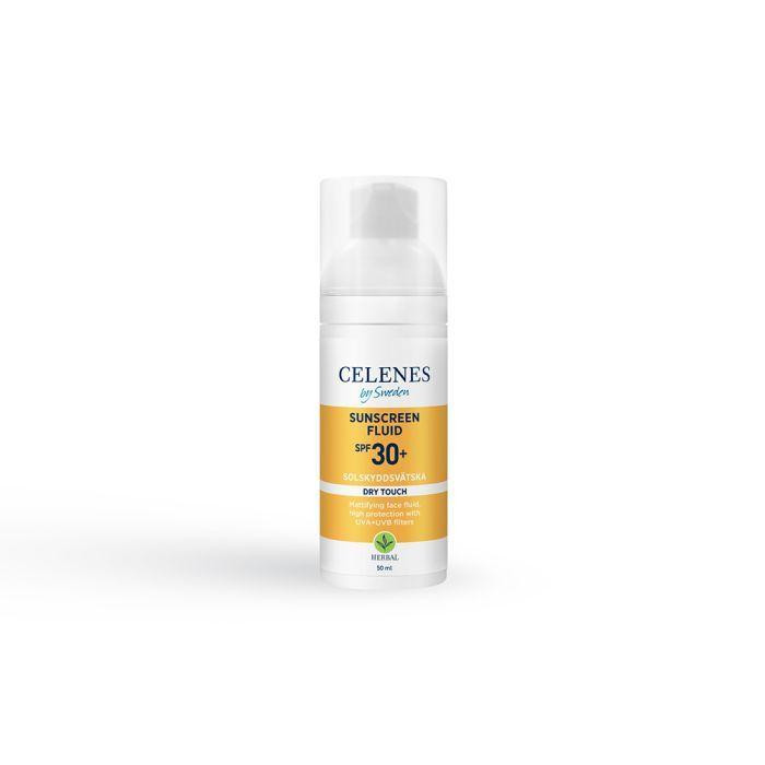 Celenes Засіб від засмаги  Sunscreen Dry Touch Fluid SPF30+ Сонцезахисний флюїд 50 мл (7350104249635) - зображення 1