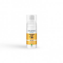   Celenes Засіб від засмаги  Sunscreen Dry Touch Fluid SPF30+ Сонцезахисний флюїд 50 мл (7350104249635)