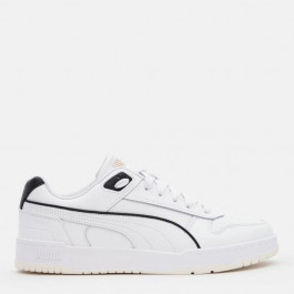   PUMA Чоловічі кросівки  RBD Game Low 38637301 42 (8UK) 27 см  White- Black- Team Gold (4065449336888)