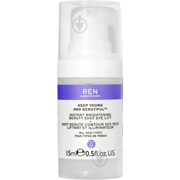 Ren Крем-гель  Keep Young And Beautiful Instant Brightening Beauty Shot Eye Lift 15 мл - зображення 1