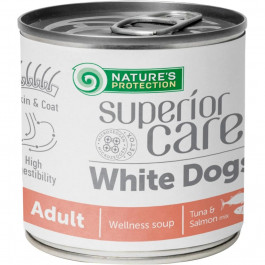   Nature's Protection Superior Care White Dogs All Breeds Adult Salmon and Tuna 140 мл (KIKNPSC63360)