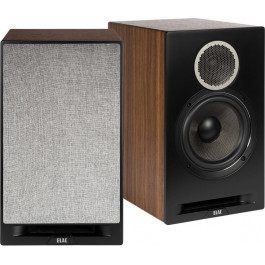   Elac Debut Reference DBR62 Black Baffle Wallnut Cabinet