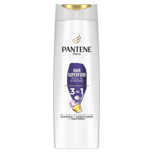 Pantene Pro-v Шампунь  Pro-V 3 в 1 Об'ємне та міцне 360 мл (8001090861870) - зображення 1