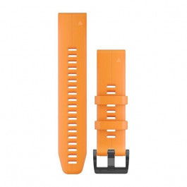   Garmin Ремешок для Garmin  5 Plus 22mm QuickFit Spark Orange Silicone (010-12740-04)