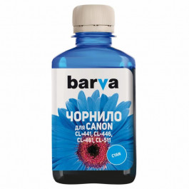   Barva Canon CL-441/CL-461 MG2140/TS5340 Cyan 180 мл I-BARE-CCL461-180-C (C461-732)