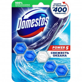   Domestos Блок для очищення чищення унітазу  Power 5 Свіжість океану 55г (8720182799425)