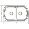 Zerix Z7749-08-180E Satin - зображення 4