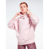 Reebok Худі тепле оверсайз жіноче  Sr Oversized Hoodie GU5843 S Рожеве (4064054958829) - зображення 1