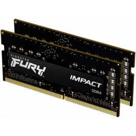   Kingston FURY 64 GB (2x32GB) SO-DIMM DDR4 3200 MHz Impact (KF432S20IBK2/64)