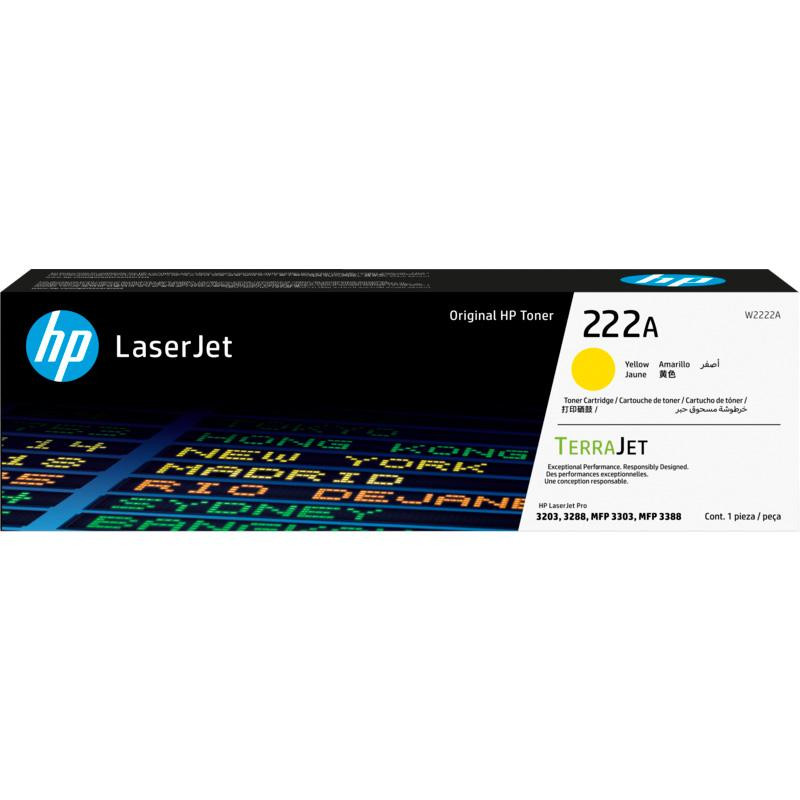 HP 222A Yellow (W2222A) - зображення 1