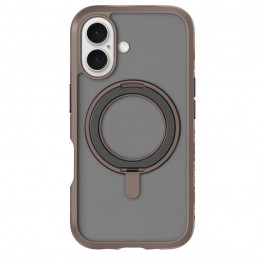   LAUT CRYSTAL MATTER case with MagSafe for iPhone 16 - Earth Brown (L_IP24A_CM_BR)