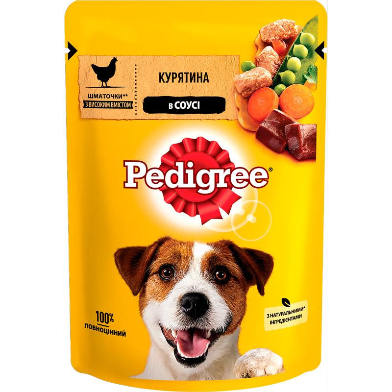 Pedigree Курица и овощи в соусе 100 г (5900951017322) - зображення 1