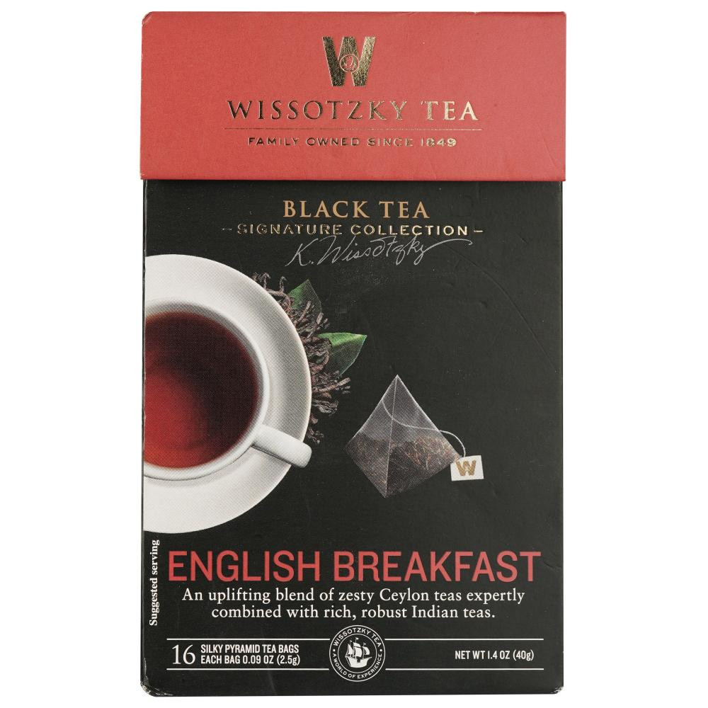 Wissotzky Tea Чай чорний  English Breakfast, 40 г (16 штук по 2,5 г) (568739) (859013004013) - зображення 1