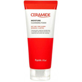   FarmStay Пенка для умывания  Ceramide Moisture Cleansing Foam с керамидами 180 мл (8809480772856)