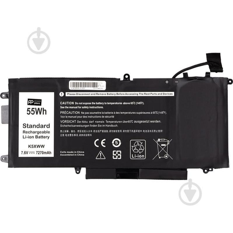 PowerPlant Dell Latitude 13 7389 K5XWW 7.6V 7270mAh (NB441716) - зображення 1