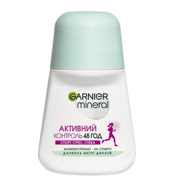 Garnier Антиперспирант  Mineral Активный Контроль Спорт, Стресс 50 мл (3600542268868) - зображення 1