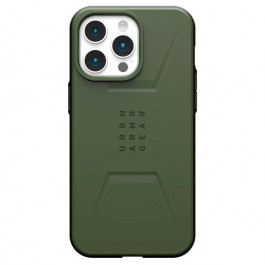   URBAN ARMOR GEAR iPhone 15 Pro Max Civilian Magsafe, Olive Drab (114295117272)