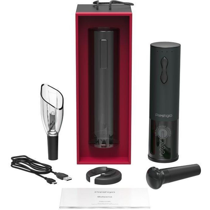 Prestigio Штопор Bolsena Smart Wine Opener (PWO101BK) - зображення 1