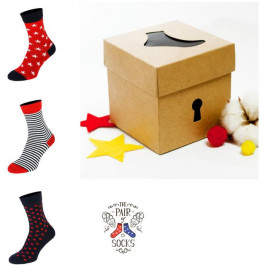   The Pair of Socks Набор носков  3110 Star Box Small 3 пары 44-46 Разноцветный (4820234210817)