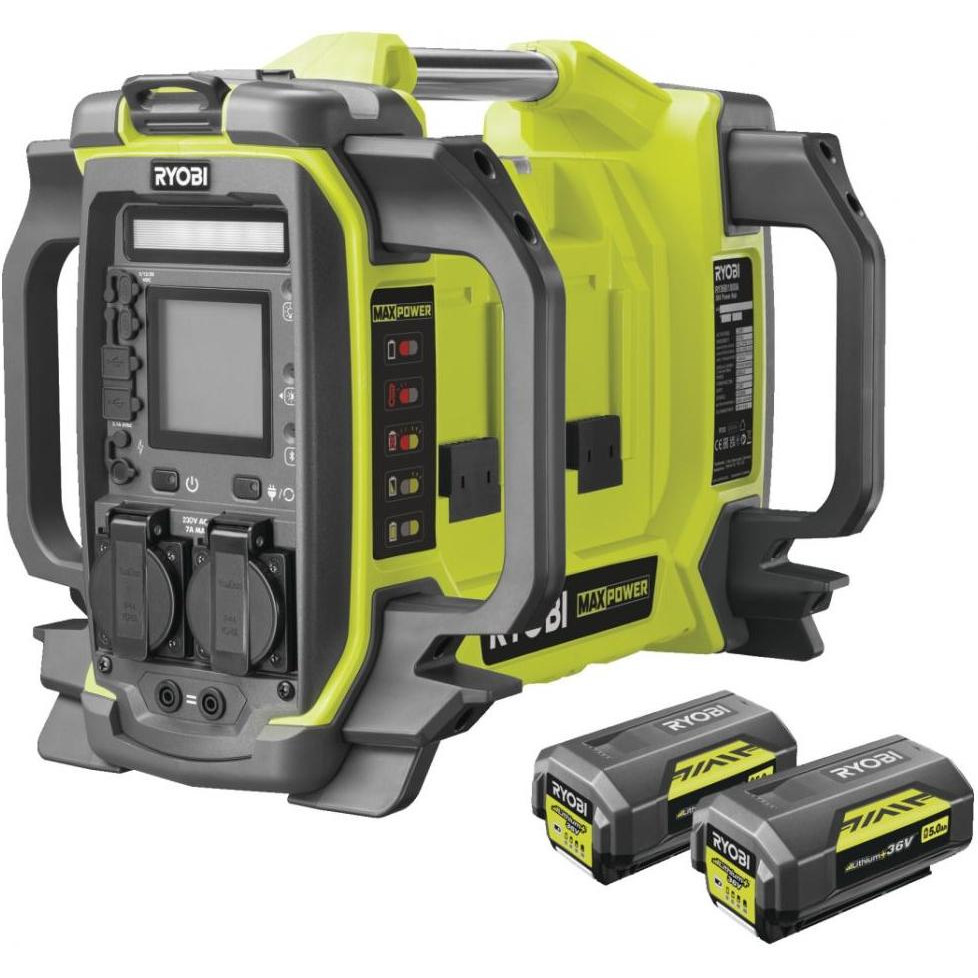 Ryobi RY36BI1800A-250, АКБ 2 х 5.0 Ач, 1800 Вт - зображення 1