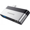 Borofone Adapter USB-C to HDMI + USB3.0 DH2 - зображення 1