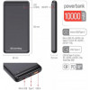 ColorWay 10000 mAh Slim USB QC3.0 + USB-C Power Delivery 18W Black (CW-PB100LPG3BK-PD) - зображення 7