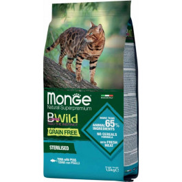   Monge BWild Grain Free Sterilised Tuna 1.5 кг (8009470012089)