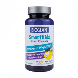   Bioglan Smartkids Omega-3 High DHA Brain Formula 30 жевательных конфет citrus