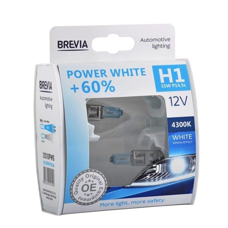 Brevia H1 12V 55W Power White +60% (12010PWS) - зображення 1