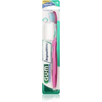 Sunstar GUM Original White 563 Medium зубна щітка середньої жорсткості 1 кс - зображення 1