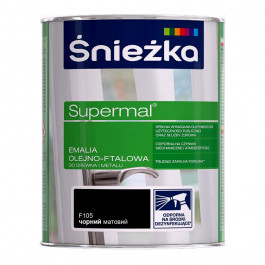   Sniezka Supermal F105 черный матовый 0,8 л