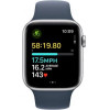 Apple Watch SE 2 GPS 40mm Silver Aluminium Case with Storm Blue Sport Band S/M (MRE13) - зображення 6