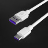 SkyDolphin S56T Super Fast TPE USB to USB Type-C 1m White (USB-000572) - зображення 3