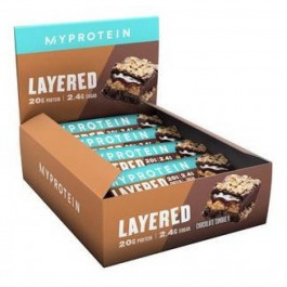   MyProtein Layered Protein Bar 12x60 g Triple Chocolate Fudge