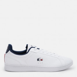   LACOSTE Мужские кеды низкие  Carnaby Pro 745SMA0114-407 43.5 (T10) 28 см WHT/NVY/RED (5059862117376)