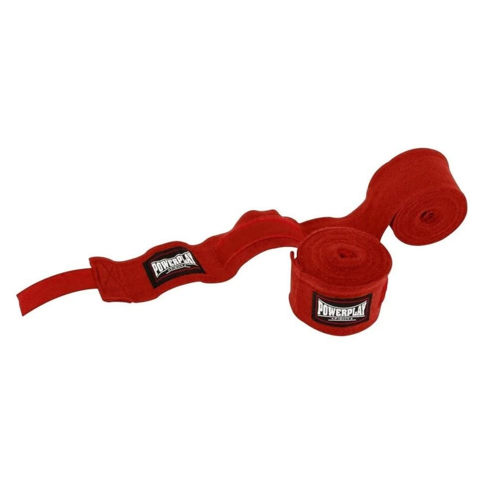 PowerPlay Бинти для боксу 3046 NYLON 2,5м червоні (PP_3046_2.5m_Red) - зображення 1