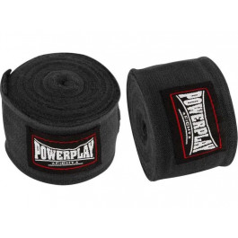   PowerPlay Бинти для боксу 3047 Lycra /спандекс/ 3м чорні (PP_3047_3m_Black)