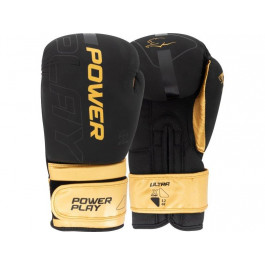   PowerPlay Боксерські рукавиці 3024 Ultra Mat 16oz чорно-золоті (PP_3024_16oz_Bl/Gold)