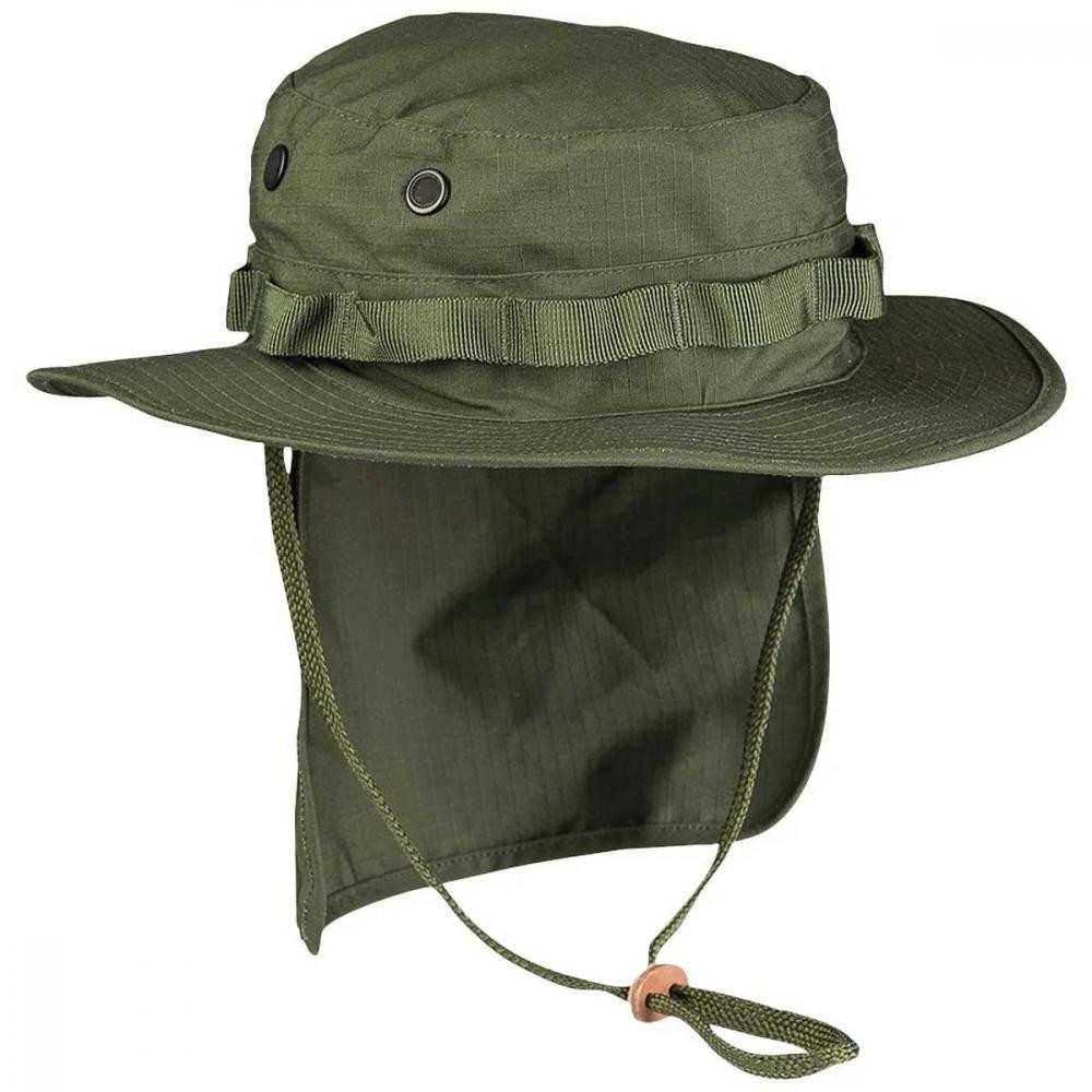 Mil-Tec British R/S Boonie with Neck Flap - Olive (12326101-904) - зображення 1