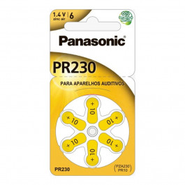   Panasonic ZA10 bat(1.4B) PR10 Zinc Air 6шт (PR-230/6LB)