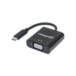   Manhattan USB-C - VGA Black (151771)